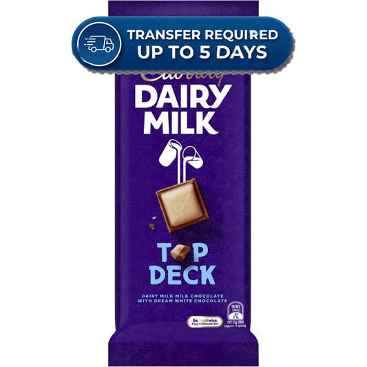 Choccies That Lost Their Shape, Not Their Taste. Cadbury Block Top Deck 180g