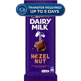 Choccies That Lost Their Shape, Not Their Taste. Cadbury Block Hazelnut 180g