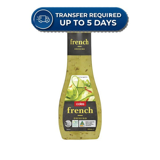 Approaching or Just Over Best Before Date – Coles Dressing French 300ml