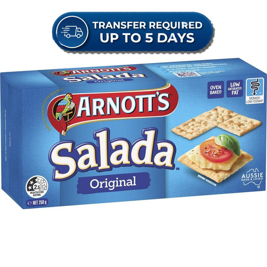 Approaching or Just Over Best Before Date – Arnott's Salada Original 250g