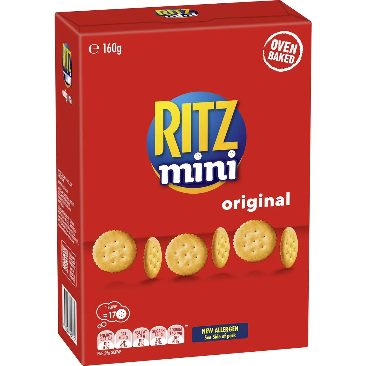 Approaching or Just Over Best Before Date – Ritz Mini Crackers Original Flavour 160g