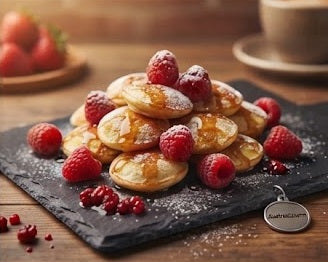 Austreats Special - Austreats poffertjes with maple flavoured syrup