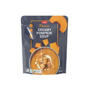 Coles Soup Pouch Creamy Pumpkin 430g - do not reorder