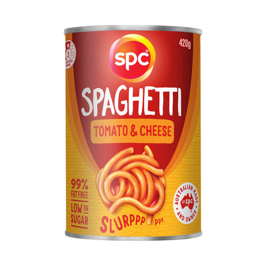 Spc Spaghetti in Tomato & Cheese 420g