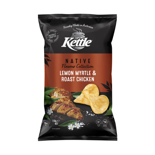 Kettle Native Lemon Myrtle & Roast Chicken 150g