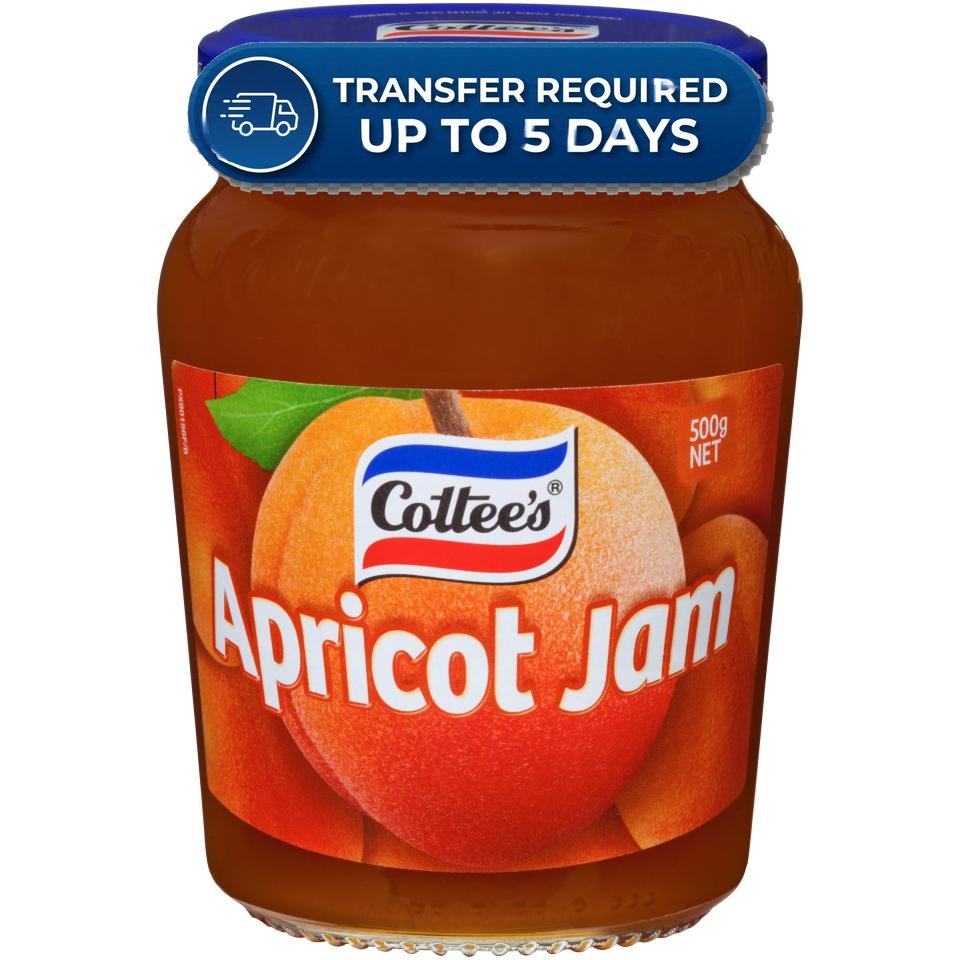 Approaching or Just Over Best Before Date – Cottee's Jam Apricot 375g