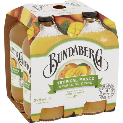 Bundaberg (4pk) Tropical Mango 375ml