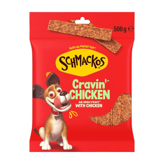 Schmackos Strapz Dog Treats with Chicken | 500g