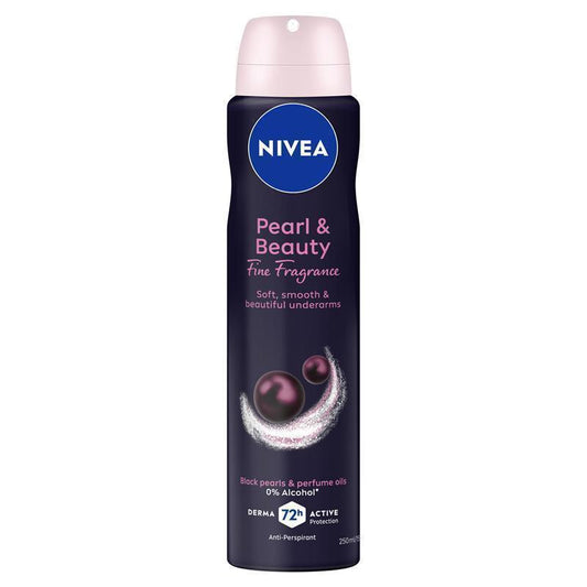 Nivea Deo Aero Female Pearl And Beauty Fine Fragrance Black Pearls | 250mL