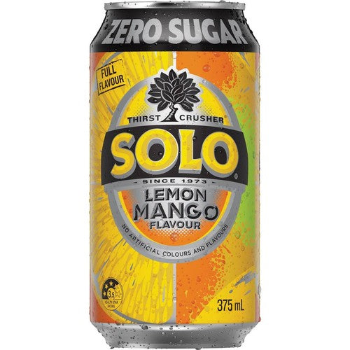 Solo Soft Drink Mango Zero 375ml