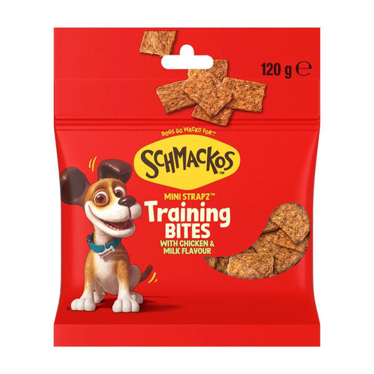 Schmackos Mini Training Bites Dog Treats Chicken & Milk | 120g