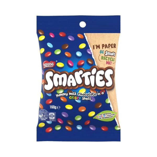 Smarties Milk Chocolate Share Bag | 160g