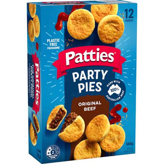 Patties Frozen Pies Party 12 Pack | 560g