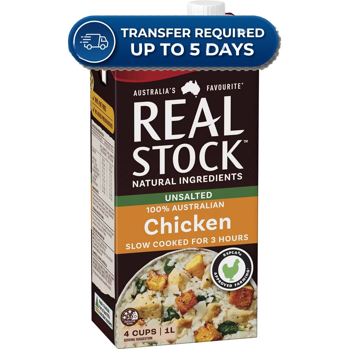 Approaching or Just Over Best Before Date – Campbell's Real Stock Chicken Unsalted 1L