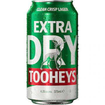 Tooheys Extra Dry Can 375mL