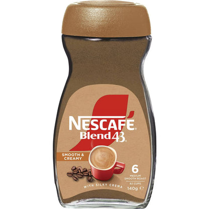 Nescafe Blend 43 Smooth & Creamy Instant Coffee | 140g