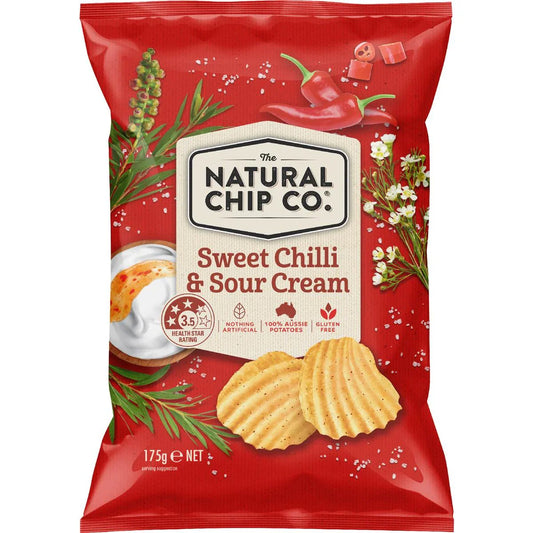 Natural Chip Co Sweet Chilli & Sour Cream 175g