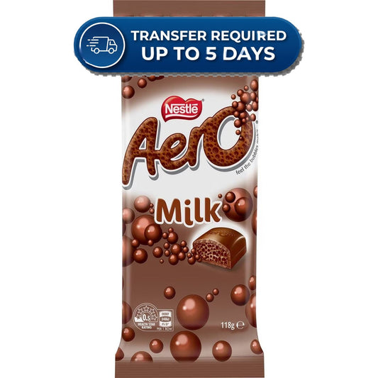 Choccies That Lost Their Shape, Not Their Taste. Nestle Block Aero Milk 118g