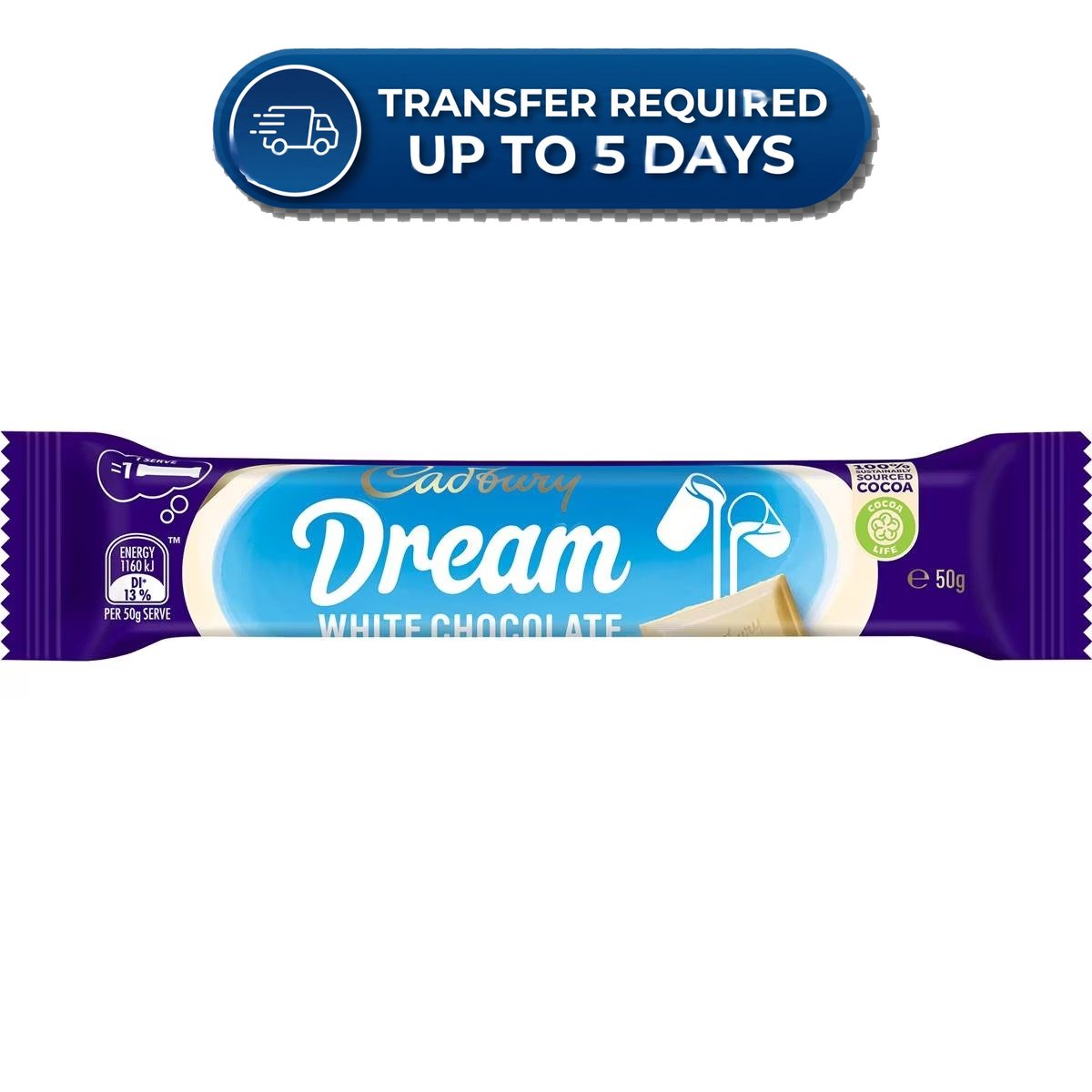 Approaching or Just Over Best Before Date – Cadbury Bar Dream 50g