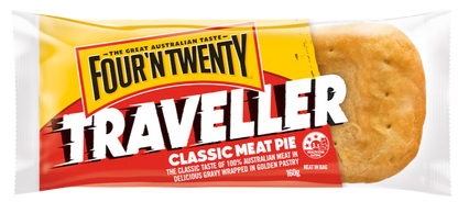 Frozen Four'N Twenty Pie Traveller Classic Meat Pie 160g