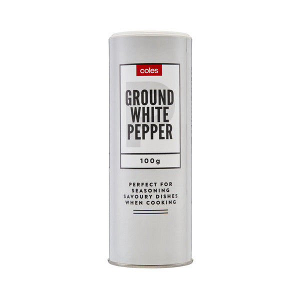 Coles Spices Ground White Pepper 100g
