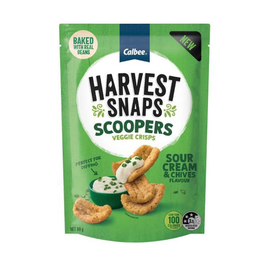 Harvest Snaps Scoopers Sour Cream & Chives | 90g
