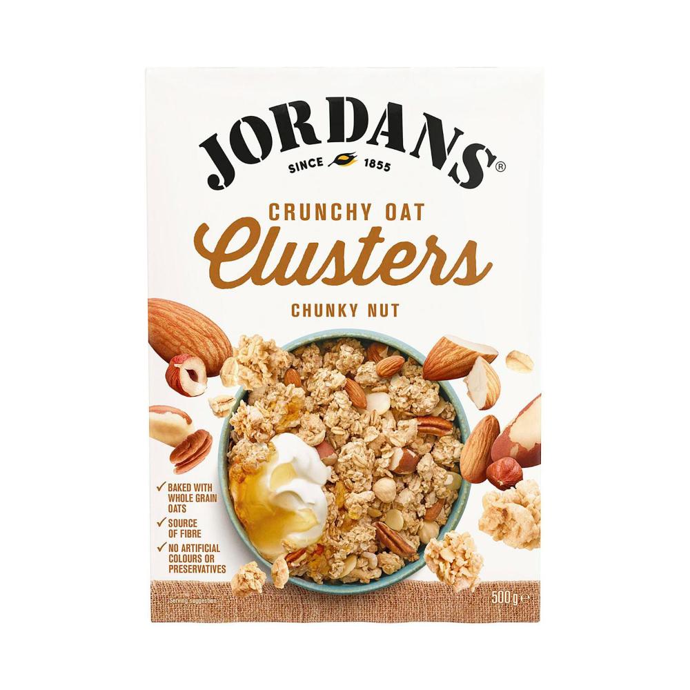Jordans Crunchy Oat Clusters Chunky Nut | 500g  ***