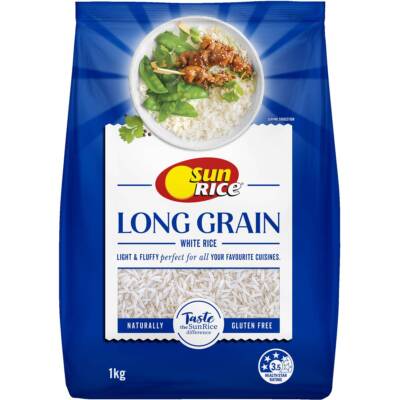Sunrice Premium Long Grain Rice  1kg