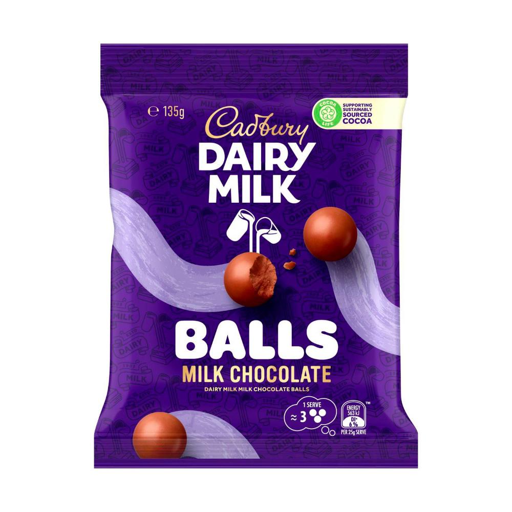 Cadbury Dairy Milk Chocolate Balls 135g