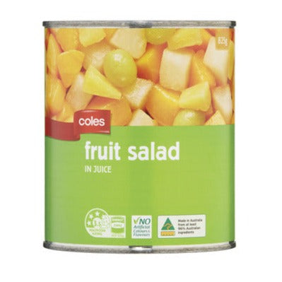 Coles Fruit Salad in Juice 825g