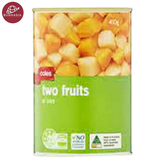 Coles Fruit Two Fruits In Juice 410g