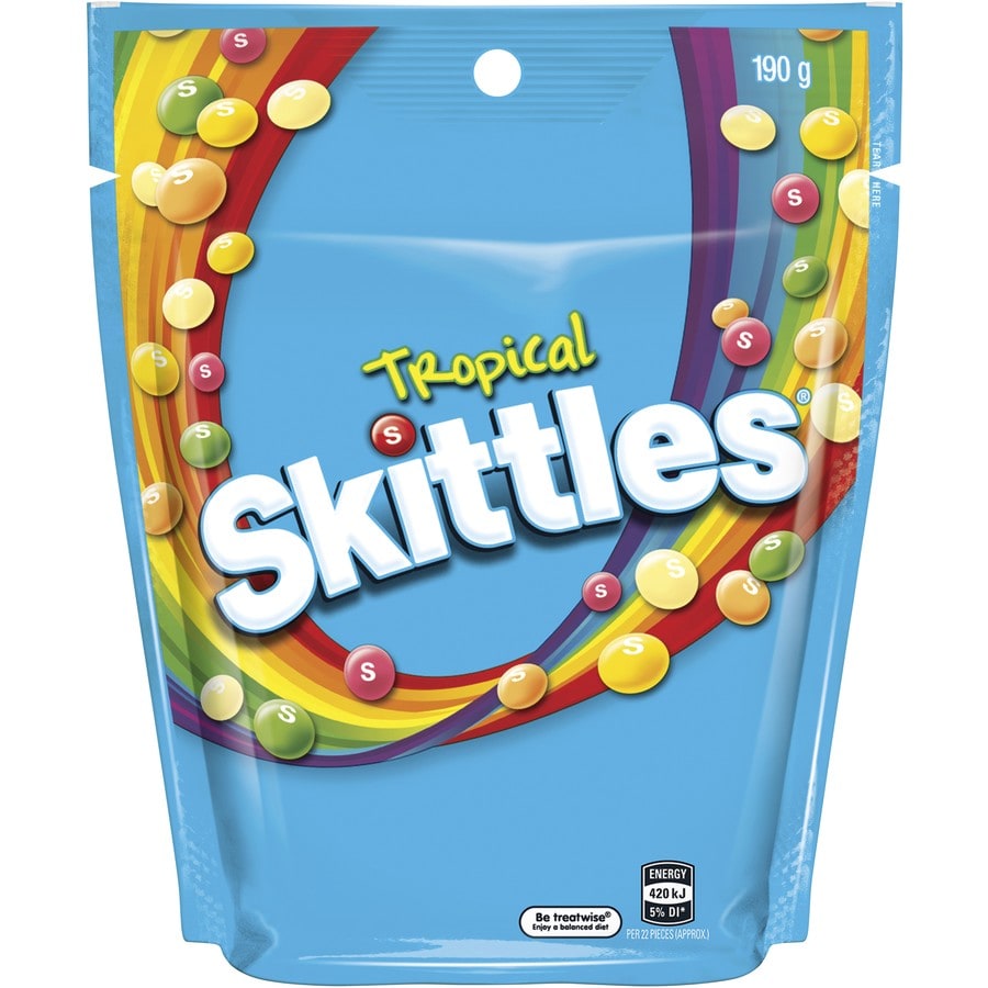 Skittles Tropical 190g