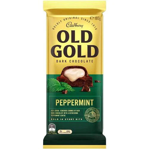 Cadbury Block Old Gold Peppermint 180g