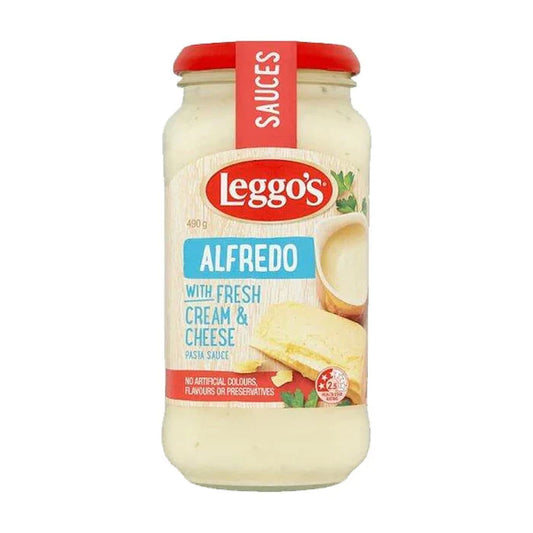 Leggo's Pasta Sauce Afredo Fresh Cream & Cheese 490g
