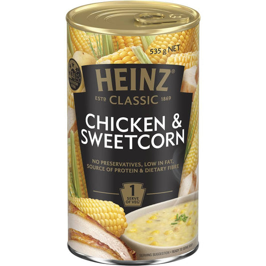 Heinz Classic Chicken & Sweet Corn Soup Can  535g
