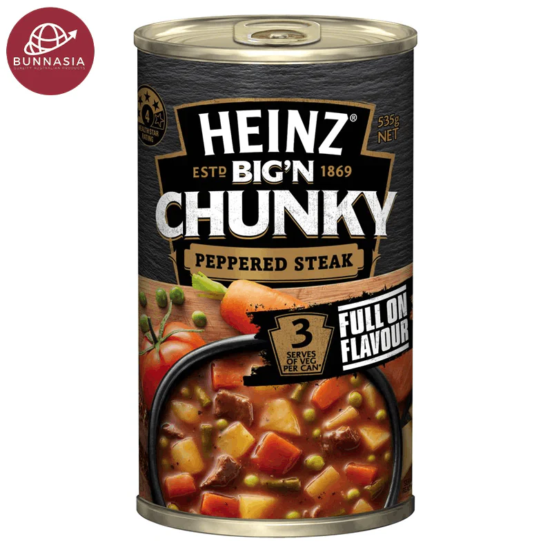 Heinz Soup Big N Chunky Peppered Steak 535g