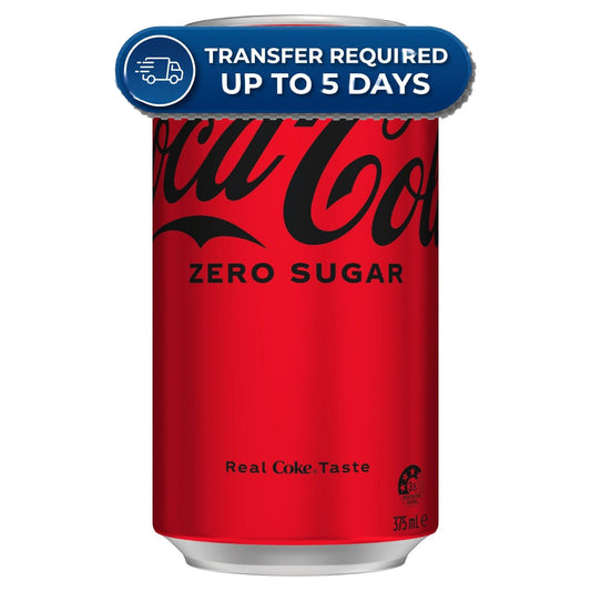 Approaching or Just Over Best Before Date – Coca-Cola Zero Sugar 375ml