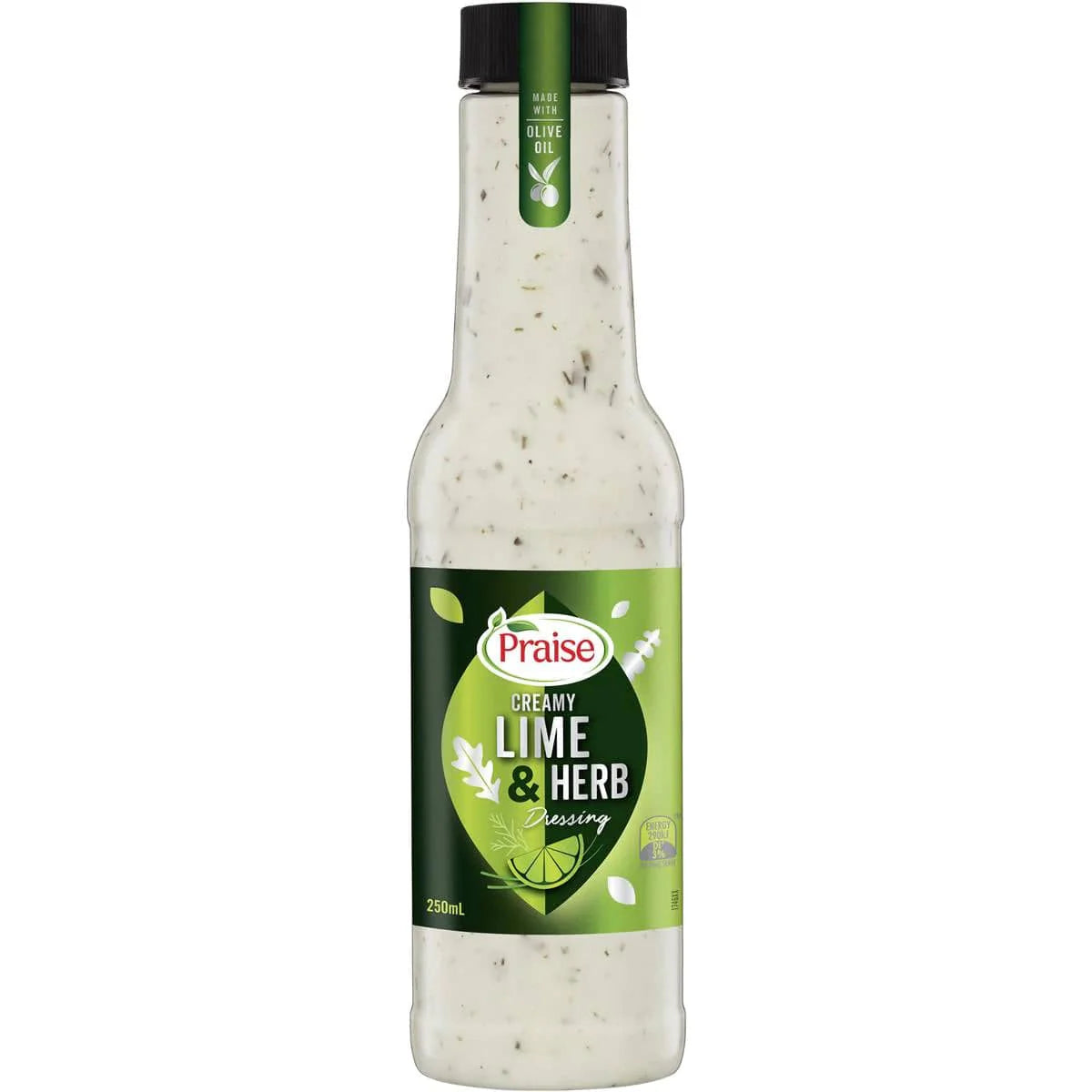 Praise Dressing Creamy Lime & Herb 250ml