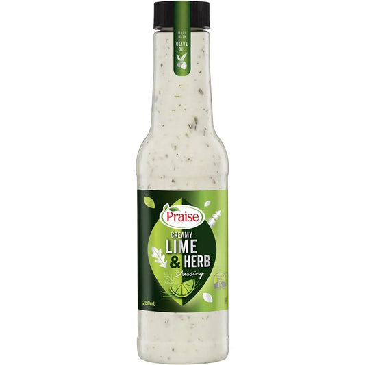 Praise Dressing Creamy Lime & Herb 250ml