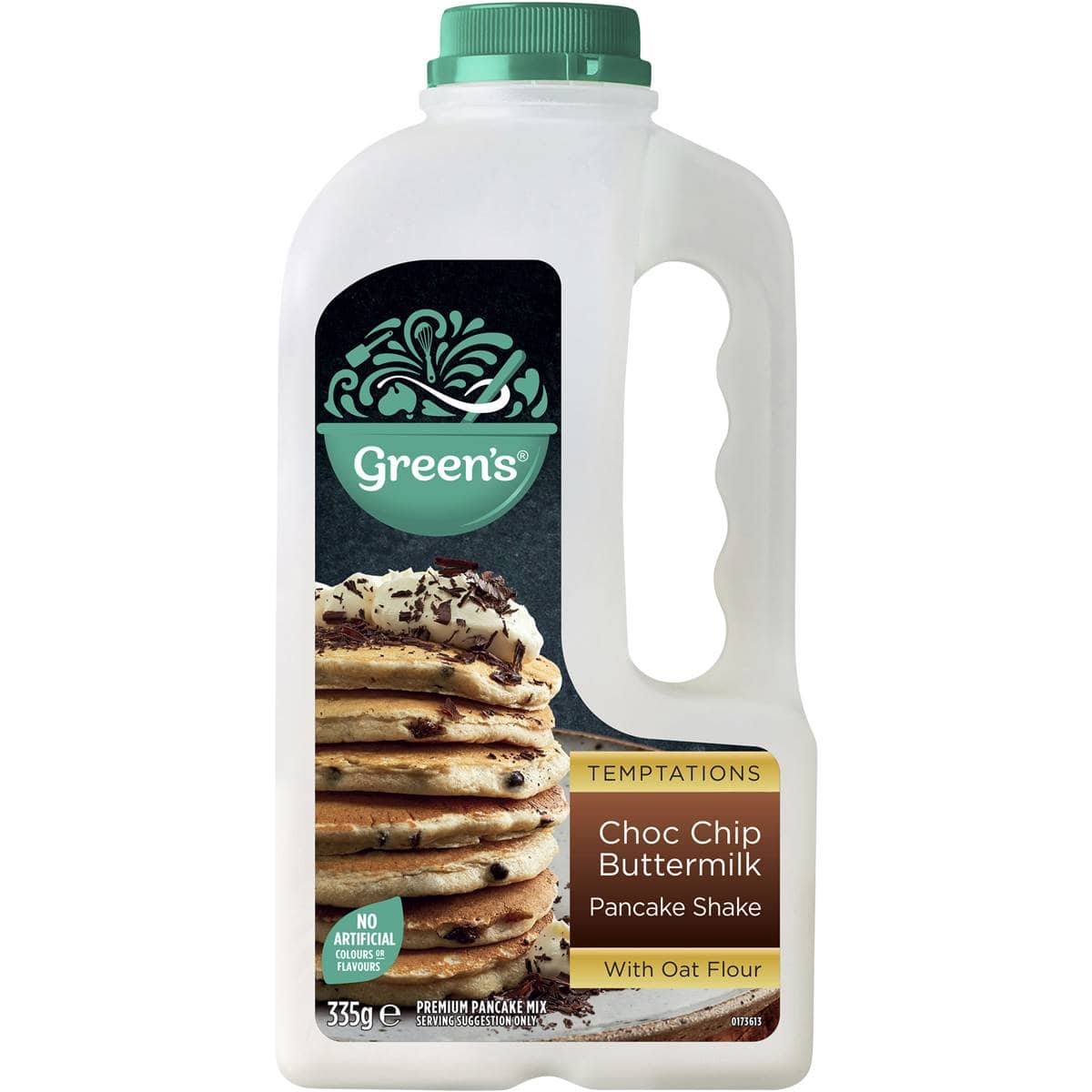 Green's Deluxe Choc Chip Buttermilk Pancake Shake 335g