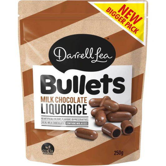 Darrell Lea Twists Milk Chocolate Liquorice 200g