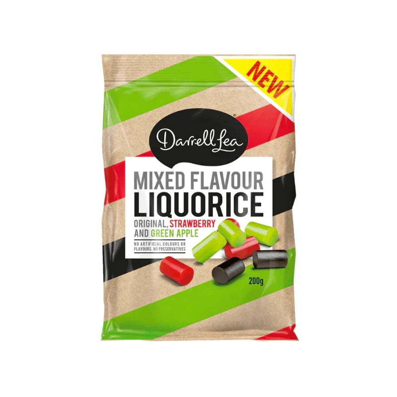 Darrell Lea Mixed Flavour Liquorice 200g