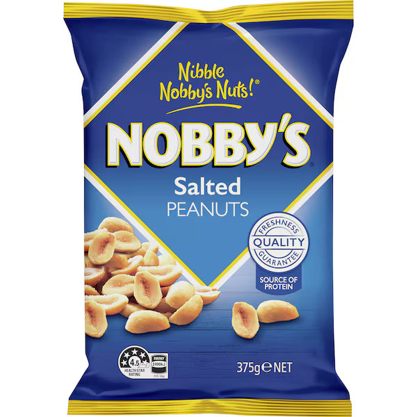 Austreats Special - Nobby's Pre-peeled Peanuts Party Bag Salted | 375g