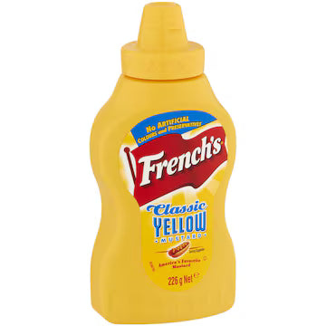 French's classic yellow american mustard 226g