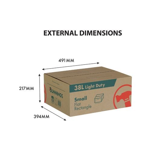 Shipping Box Light Duty 38L (shipped from Australia to Thailand/Laos)