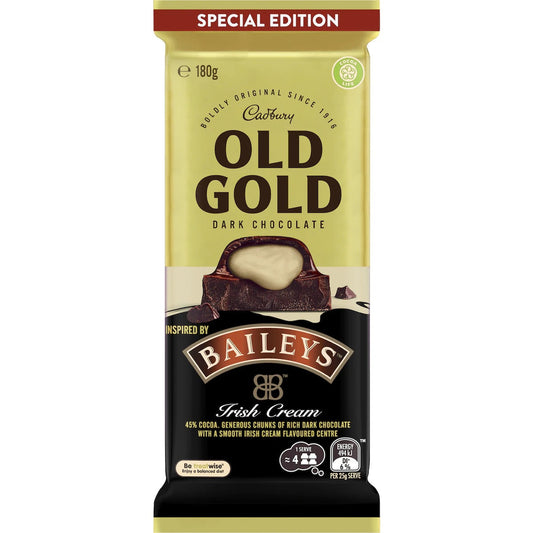 Cadbury Block Old Gold Baileys 180g