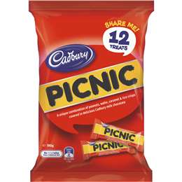 Cadbury Sharepack Picnic (12pk) 180g