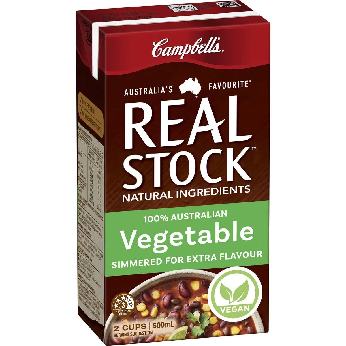 Approaching or Just Over Best Before Date – Campbell's Real Stock Vegetable 500ml