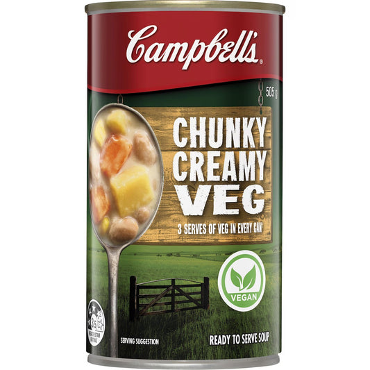 Campbell's Soup Chunky Creamy Veg 505g