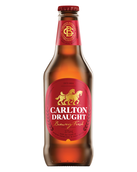 Beer Carlton Draught (Bottle) 375ml